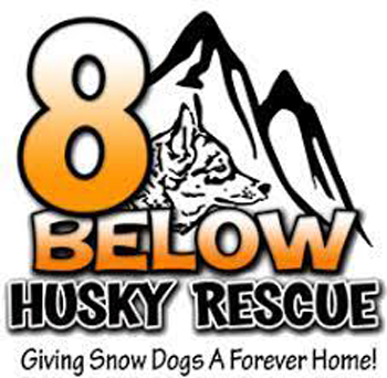  8 Below Husky Rescue  logo