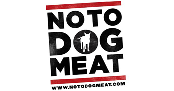  No To Dog Meat  logo